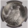 Image 3 : 1923 PEACE SILVER DOLLAR, NGC MS-66 TOUGH!