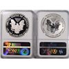 Image 2 : 2012-S AMERICAN SILVER EAGLE SET, NGC REVERSE PROOF PF-69 & PF-69 ULTRA CAMEO
