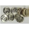 Image 1 : ROLL OF 1963 FRANKLIN HALF DOLLARS CH BU