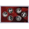 Image 3 : 7- US MINT SILVER PROOF QUARTER SETS (09,2-10,12,2-13,14)