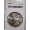 Image 1 : 1881-S MORGAN DOLLAR ANACS MS-65