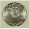 Image 2 : 1986 AMERICAN SILVER EAGLE, PCI MS-70 PERFECT!  BOOKS FOR $800.00