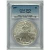 Image 1 : 2007 AMERICAN SILVER EAGLE, PCGS MS-70! PERFECT!