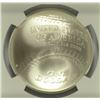 Image 3 : 2014 BASEBALL HALL OF FAME COMMEM SILVER DOLLAR NGC MS-70  HONUS WAGNER LABEL