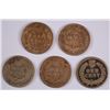 Image 2 : (5) 1863 INDIAN HEAD CENTS