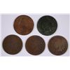 Image 1 : (5) 1875 INDIAN HEAD CENTS
