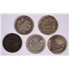 Image 2 : (5) SEATED HALF DIMES (44, 45, 47, 49, 53)
