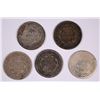 Image 2 : (5) SEATED HALF DIMES (54, 55, 56, 58, 58-O)