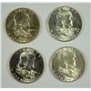 Image 1 : 4 1955 FRANKLIN HALVES CH BU