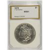 Image 1 : 1878 7 TF MORGAN SILVER DOLLAR, PCI MS-61 VAM-79