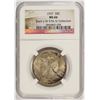 Image 1 : 1937 WALKING LIBERTY HALF NGC MS-66 W. 57TH ST. COLLECTION