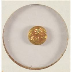 1850'S GOLD FANAM INDIA BU