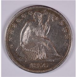 1856-S SEATED HALF DOLLAR XF-45