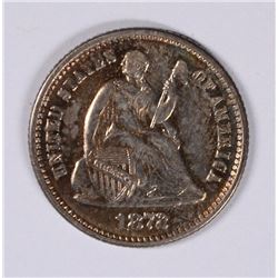1872 SEATED HALF DIME MS-64
