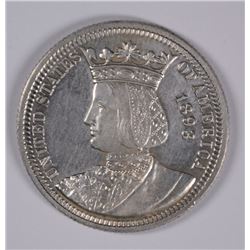 1893 ISABELLA QUARTER MS-63