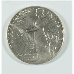 1915-S PAN PACIFIC COMMEN HALF DOLLAR AU