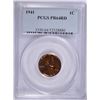 Image 1 : 1941 PROOF LINCOLN CENT PCGS PR-64 RED !!!