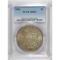 1903 MORGAN SILVER DOLLAR, PCGS MS-63