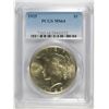 Image 1 : 1925 PEACE SILVER DOLLAR, PCGS MS-64