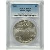 Image 1 : 2003 AMERICAN SILVER EAGLE, PCGS MS-70! PERFECT!