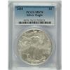 Image 1 : 2004 AMERICAN SILVER EAGLE, PCGS MS-70 PERFECT!