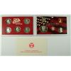 Image 2 : 1999 U.S. SILVER PROOF SET IN NICE ORIG  BOX/COA, GEM SET