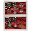 Image 1 : ( 2 ) 2001 SILVER PROOF SETS IN NICE ORIGINAL BOXES/COA