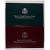 Image 3 : 2-1999 2-PIECE COMMEM SETS CONTAIN PF  & UNC COINS DOLLEY MADISON  YELLOWSTONE