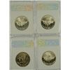 Image 2 : 3-1982 -S WASHINGTON  & 1-1986-S STATUE OF LIBERTY  HALF DOLLARS, SGA PR-70 CAM