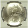 Image 3 : 2014 BASEBALL HALL OF FAME SILVER DOLLAR, NGC MS-69