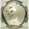 Image 2 : 2014 BASEBALL HALL OF FAME SILVER DOLLAR, NGC PROOF-69 ULTRA CAMEO