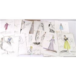 The Lucy Show Edith Head Original Drawings