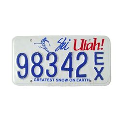 Superman III License Plate Movie Props
