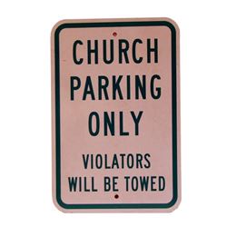 Sister Act Church Sign Movie Props