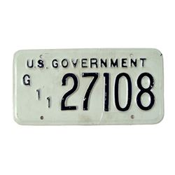 X-Men License Plate Movie Props