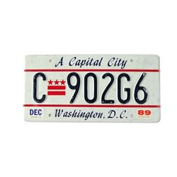 Annie License Plate Movie Props