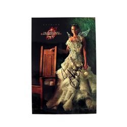 Jennnifer Lawrence Hunger Games Signed Poster