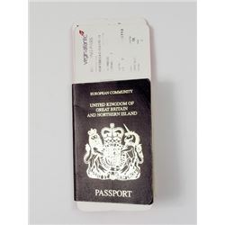 Mortdecai (Johnny Depp) Hero Plane Tickets Movie Props