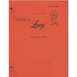 Lucy Script Original Here's Lucy Script for Episode