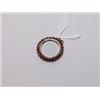 Image 1 : Antique Rose Gold Garnet and Crystal Locket