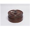 Image 1 : American Treen Ware Walnut Collar Box