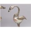 Image 3 : Pair Silver Plate & Sea Shell Crane Figures