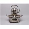 Image 1 : Very Fine Silver Plate Kettle - Brazier Stand