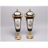 Image 3 : Pair of 19th C. Lidded Sevres Mantle Urns