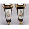 Image 4 : Pair of 19th C. Lidded Sevres Mantle Urns