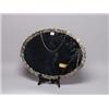 Image 1 : Old Turkish Oval Silver Backed Mirror