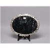 Image 1 : Old Turkish Oval Silver Backed Mirror