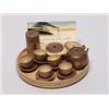 Image 1 : Vintage Japanese Miniature Wood Tea Service