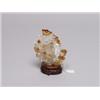 Image 1 : Chinese Carved Agate Vase on Stand