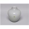 Image 1 : Pale Grey and Clear Italian Glass Vase